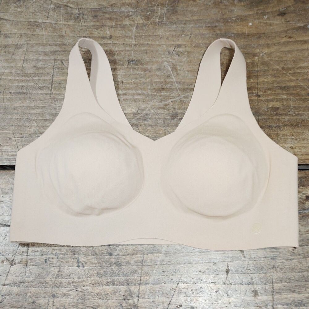 Honey Love Bra Size Medium 36 B/C Beige Comfort Pullover Stretch EC